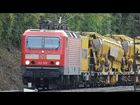 143 009 mit gaaaanz viel Spitzke und Schublok auf dem Weg zur nicht enden wollenden Gäubahnbaustelle