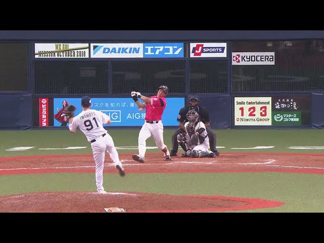 【9回表】今日4打点!! マリーンズ・安田が右中間突破のタイムリー2ベース!! 2018/9/24 Bs-M