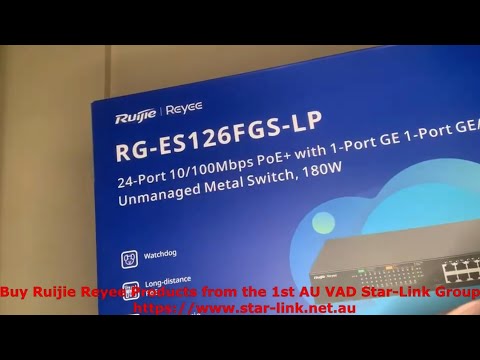 RG-ES126FGS-LP Open Box Video