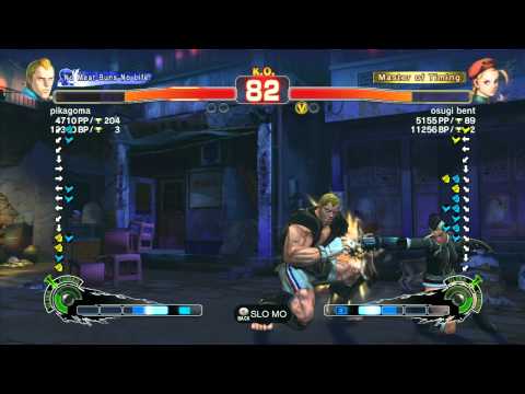 pikagoma (Abel) vs osugi bent (Cammy) - SSF4 Arcade Edition Xbox Live Ranked Match