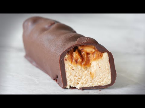 Snickers-Style Ice Bars