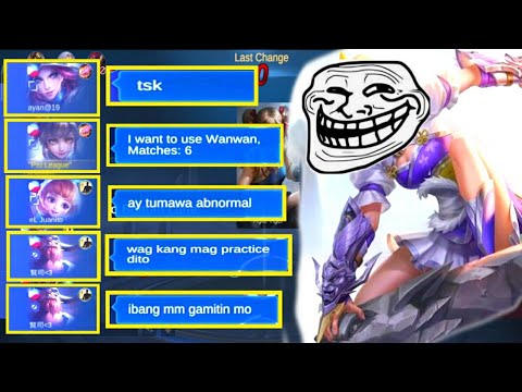 WANWAN PRANK!! 6 MATCHES NO WINRATE!! RANK PRANK!! (LT TO 😂) | MLBB