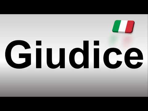 How to Pronounce Giudice