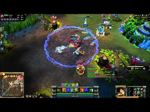 League of Legends - Shutdown - Nidalee 1550 elo (now with normal and superslow speed)