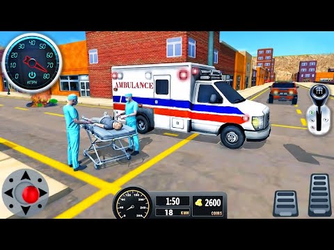 Ambulance Emergency Doctor Simulator - Rescue 112 Van Driving in City - Android Gameplay