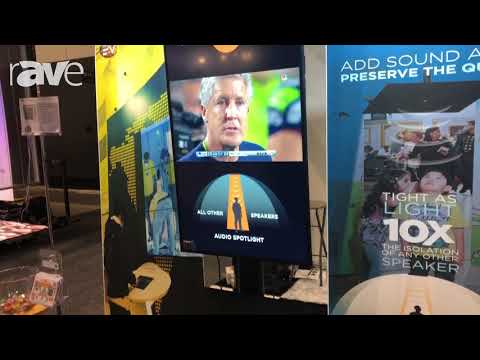 Integrate 2018: EAV Technology Introduces Holosonics Audio Spotlight Speakers