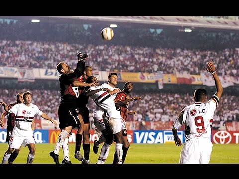Globo Esporte - São Paulo 4 x 0 Atlético-PR - Final da Libertadores 2005