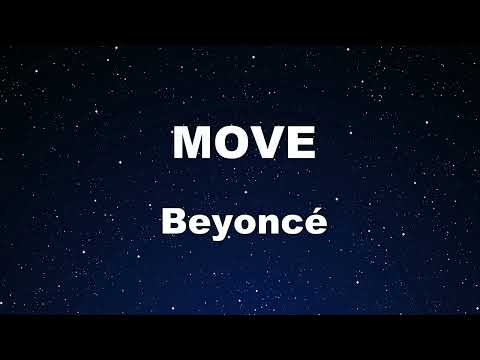Karaoke♬ MOVE - Beyoncé 【No Guide Melody】 Instrumental