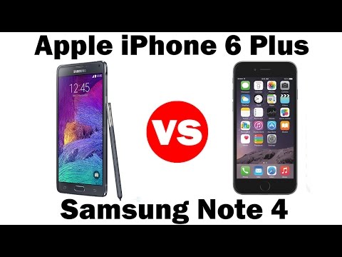 iPhone 6 Plus VS Samsung Galaxy Note 4 Comparison