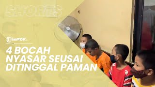 Video 4 Bocah Nyasar dan Tak Tahu Jalan Pulang, Mengaku Ditinggal Paman di Tengah Perjalanan