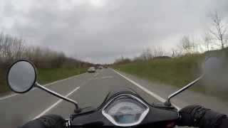 preview picture of video '2015-03-31 Weinebene - Packsattel 13/13 - Vespa GTS 300ie ABS 2014 - GoPro Hero4 Black - 4K'