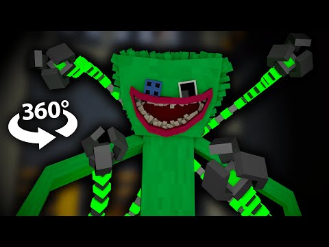 VR Planet - Minecraft - Huggy Wuggy Chapter 3 - 360/VR Video Minecraft Animation