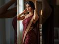 Super Hot In A Red Saree She S Setting The Screen On Fire Shorts Sareestyle Desilook Cute