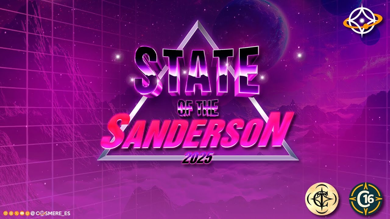 State of the Sanderson 2025 con Cosmere16 y El Club de las Tormentas