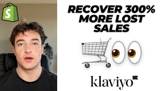 The 8-Figure Cart Abandon Email Flow That Recovers 300% More Lost Sales (Klaviyo Email Marketing)