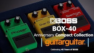 Video thumbnail for BOSS BOX-40 Compact Collection | 40 years of BOSS by GUITARGUITAR