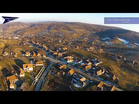 Satul Badacin - Judetul Salaj -14 februarie 2015 - Filmare Aeriena