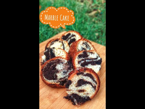 Marble Cake Recipe | How to Make Marble Cake using one recipe