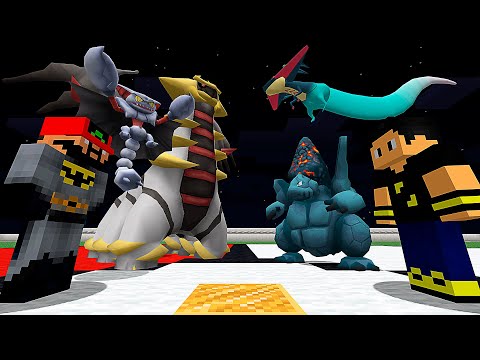 Dupla Pokémon vs Montalvão no Minecraft Pixelmon