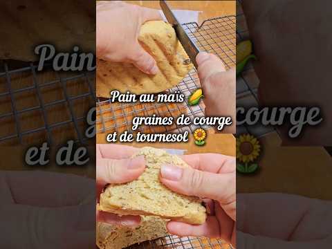 Pain au maïs🌽 #pain #painmaison #recettepain #breadmaking #asmr #recette #recettes #mais #faitmaison