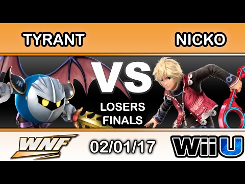WNF 1.5 - Tyrant (Meta Knight) Vs. 2S FAD | Nicko (Shulk) Losers Finals - Smash Wii U