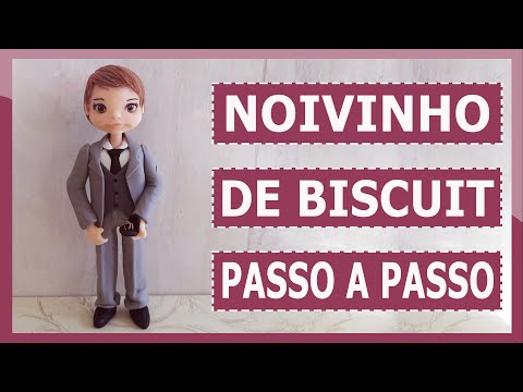 Noivinho de Biscuit | Porcelana Fria | Artes da Célia