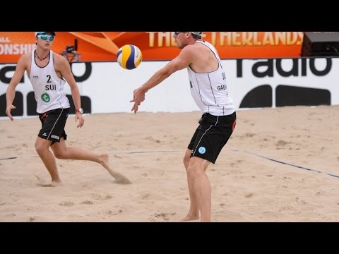 Gabathuler/Gerson (SUI) vs. Spijkers/Oude Elferink (NED) - Den Haag Men World Championships 2015