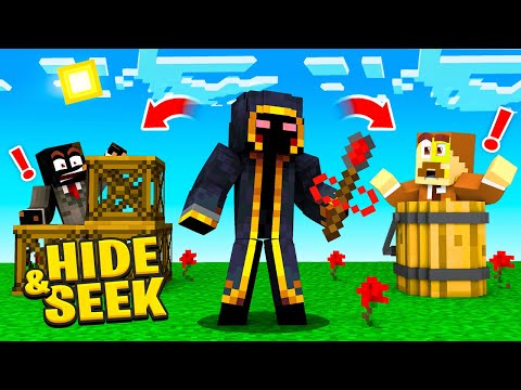 HIDE from the EVIL WIZARD in Minecraft