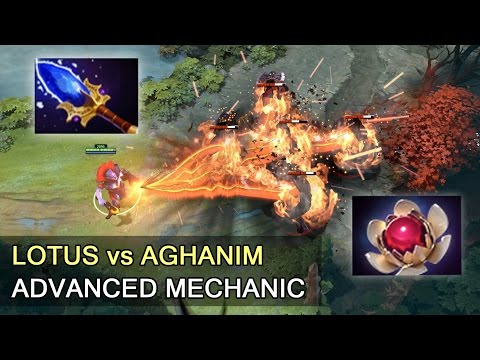 Lotus Orb vs Aghanim's Scepter — advanced mechanics Dota 2