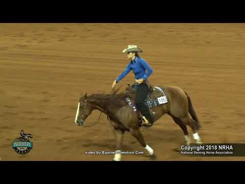 2018 NRHA Derby: Youth - Madison Gustin & Guns R Spooky