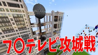 責任者に据えられるたわけ - フ〇テレビを完全再現!某テレビvs週間文春 銃MOD攻城戦! - マインクラフト【KUN】