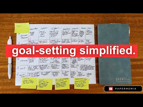 How to Set Goals in your Sterling Ink Common Planner