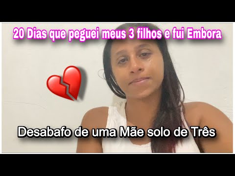 20 days since I took my 3 children and left 💔 A single mother's lament 😭