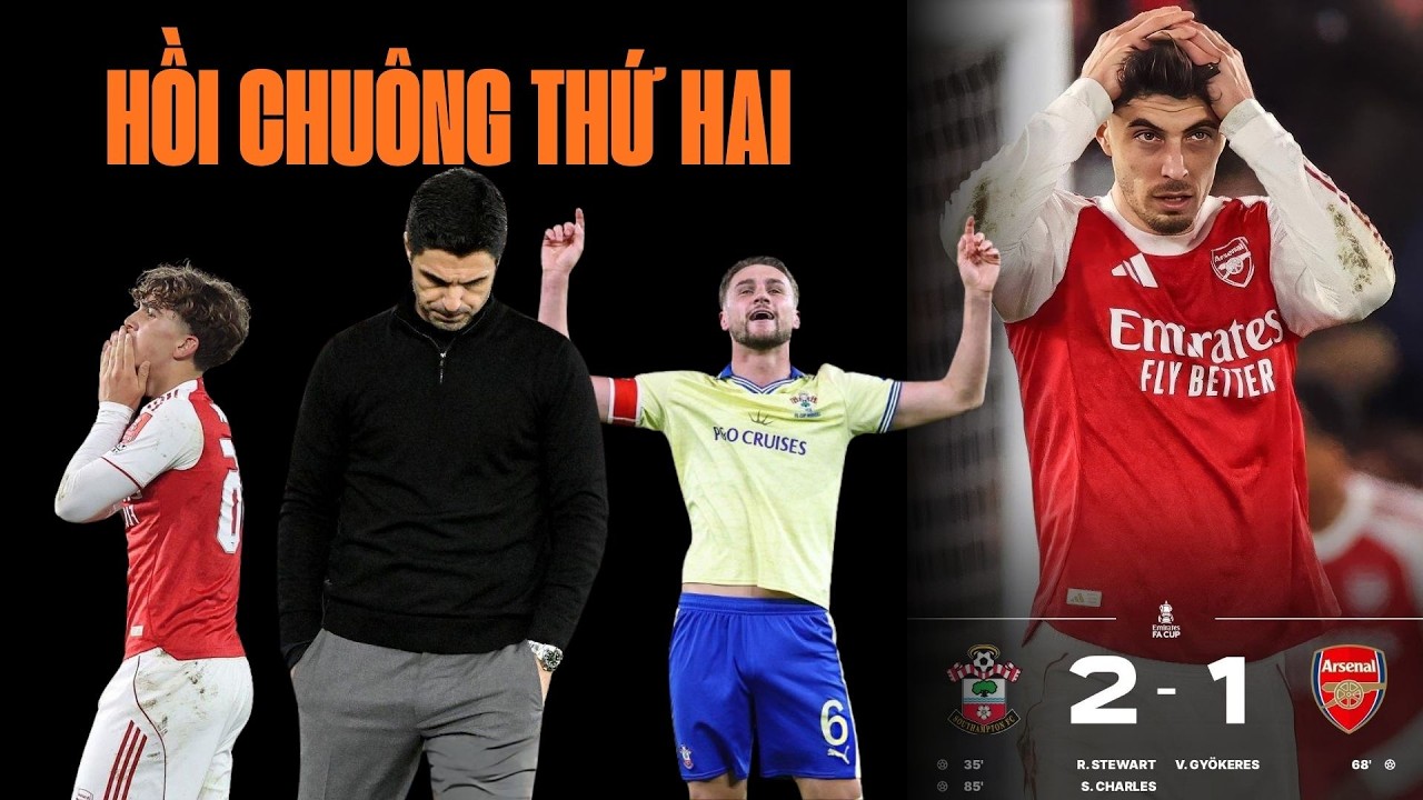 Arsenal SỤP ĐỔ Trước Southampton: Ác Mộng Lặp Lại!