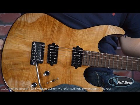Suhr Modern Custom Waterfall Burl Maple/Mahogany | N Stuff Music