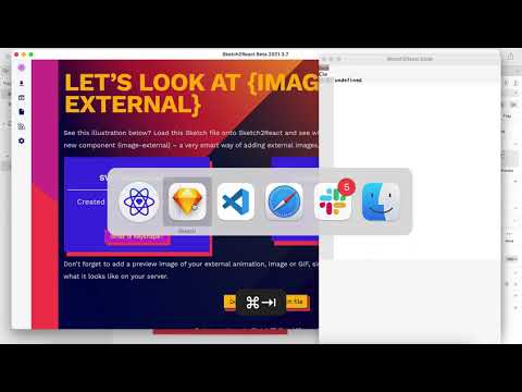 Sketch2React 2021 Beta – Code Editor Plugin for Sketch & Sketch2React –Testing Screencast 3