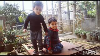 Aryan with his friend soha❤