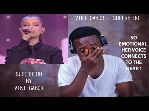 FIRST TIME HEARING VIKI GABOR - SUPERHERO (AM GLAD I DISCOVERED HER )