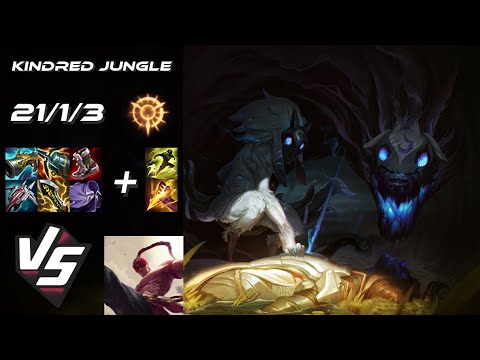 JUNGLE Kindred vs Lee Sin - NA Grandmaster Patch 25.24