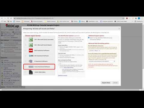 REDCap Tutorial Video 6: Reports and Exports