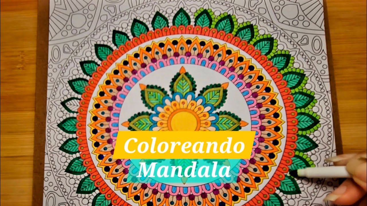 #Coloreando me Relajo|#Mandala |Aquieta tu mente al #Colorear|#Coloringtime|#QuiteMind|RelaxMusic