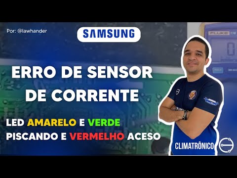 Vídeo: Erro sensor de corrente Samsung Inverter — 5 testes