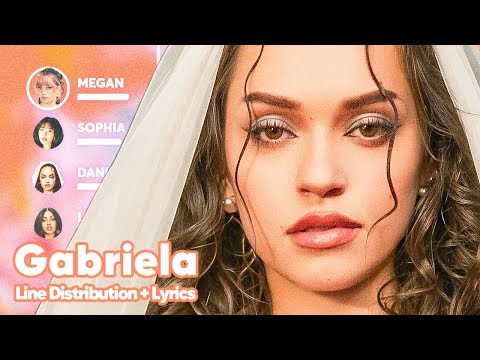 KATSEYE - Gabriela (Line Distribution + Lyrics Karaoke) PATREON REQUESTED