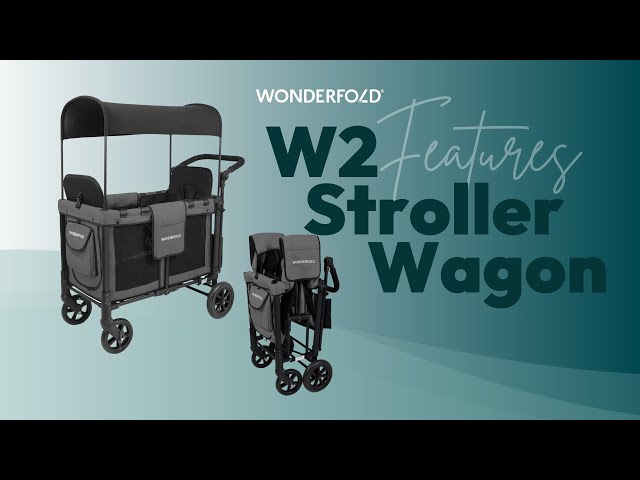 Video teaser voor WonderFold Wagon W2 Double / Twin Stroller Wagon