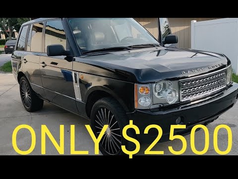 I PURCHASED THE CHEAPEST RUNNING 2003 RANGE ROVER IN THE COUNTRY