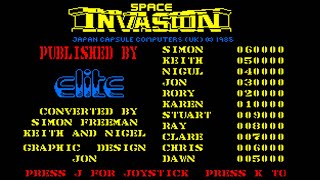 [Amstrad CPC] Space Invasion - Longplay