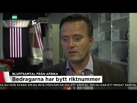 Nya afrikasamtal - bedragarna har bytt nummer - Nyheterna (TV4)