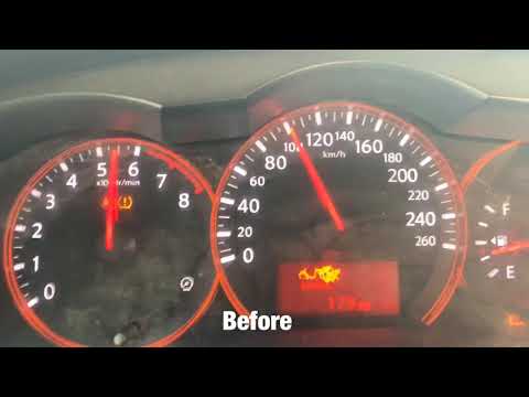 Acceleration before and after spark plugs replacing