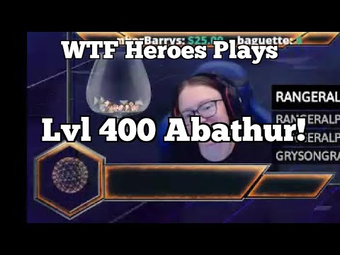 WTF Heroes Plays: Lvl 400 Abathur!