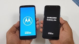 Moto G6 vs Samsung A6 Speed Test !